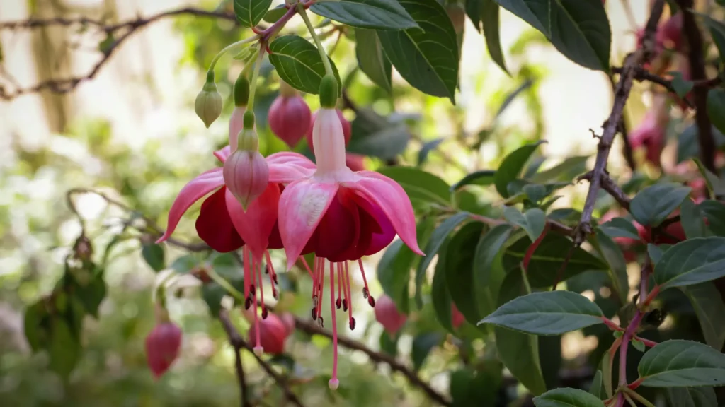 ficha pendientes de reina fucsia
